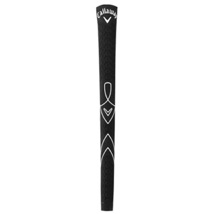 1 New Callaway Golf Grip - Fits All Callaway Clubs - Ribbed - Black/Silver