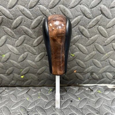 💥 OEM 1996-1998 BMW Z3 ROADSTER E36 PERILLA DE CAMBIO CUERO NEGRO MADERA GRANO Foto 1 de 4