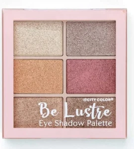 City Color Be Lustre Eyeshadow Palette Creamy Texture Hi-Shine Finish - Picture 1 of 5