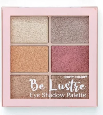 City  Color Be Lustre Eyeshadow Palette Creamy Texture Hi-Shine Finish - Image 1 of 4