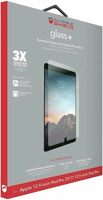 ZAGG InvisibleSHIELD Glass+ iPad Pro 12.9" 1st & 2nd Gen Screen Protector Guard - Image 1 of 2