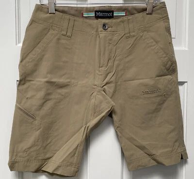 Womens shorts size 4 Marmot tan stretch Hiking Short NWOT - Image 1 of 3
