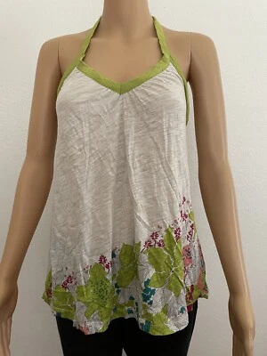 Top halter floral Lux Springtime talla pequeña Foto 1 de 4
