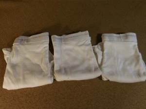3 Pair Vintage HANES Men's Underwear Briefs White size 36 Unused 100% USA Cotton - Picture 1 of 3