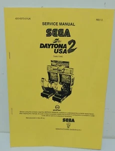Sega DAYTONA USA 2 TWIN TYPE SERVICE MANUAL No: 420-6373-01UK - Imagen 1 de 5