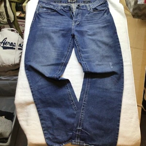 CJ Black jeans, "Relaxed Straight" sz 38/32 (37"Wx30"L) distressed, blue - Picture 1 of 12