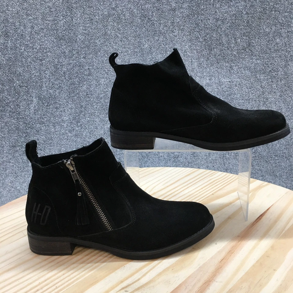 Botas de ciclismo Motor Harley Davidson para mujer 7 Melita botín negro tobillo D88812 Foto 1 de 4