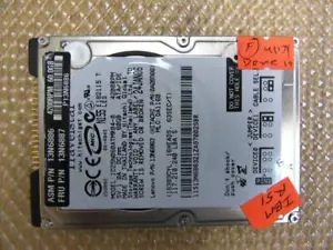 IBM Hitachi 60GB Laptop Hard Drive HDD 9.5MM 2.5" 4200RPM IDE 13N6886 13N6887 - Picture 1 of 10