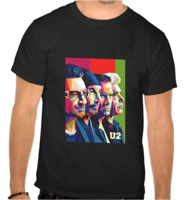 T-SHIRT U2 U 2 musica rock logo nera -1149 - Immagine 1 di 2