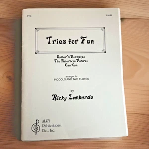 Trios for Fun ~ 2 Flutes and 1 Piccolo ~ Ricky Lombardo ~ Alry - Picture 1 of 4