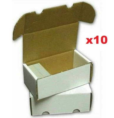 10 x 400 Count Cardboard Trading Cards Storage Box Yugioh Pokemon MTG 400ct - Image 1 of 3