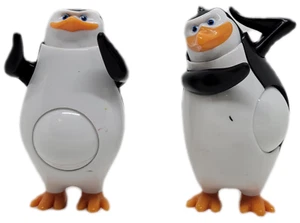 Mattel 2011 Penguins of Madagascar Skipper And Rico Roll Em Race Em Figures - Picture 1 of 5