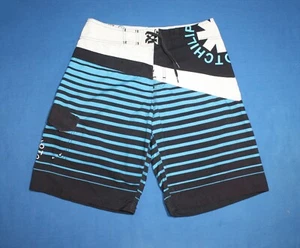 Red Hot Chili Peppers Swim Shorts RHCP Striped Swim Trunks Men's Board Shorts 33 - Picture 1 of 10
