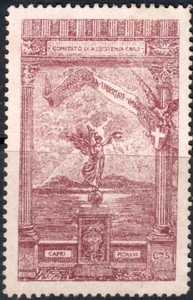 EI1204 Póster Sello Movilización Civil Italia: Capri - Campania - Escaso - Imagen 1 de 1