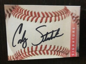 Minnesota Twins CODY STASHAK autographed Signature Sweet Spot card - Picture 1 of 1