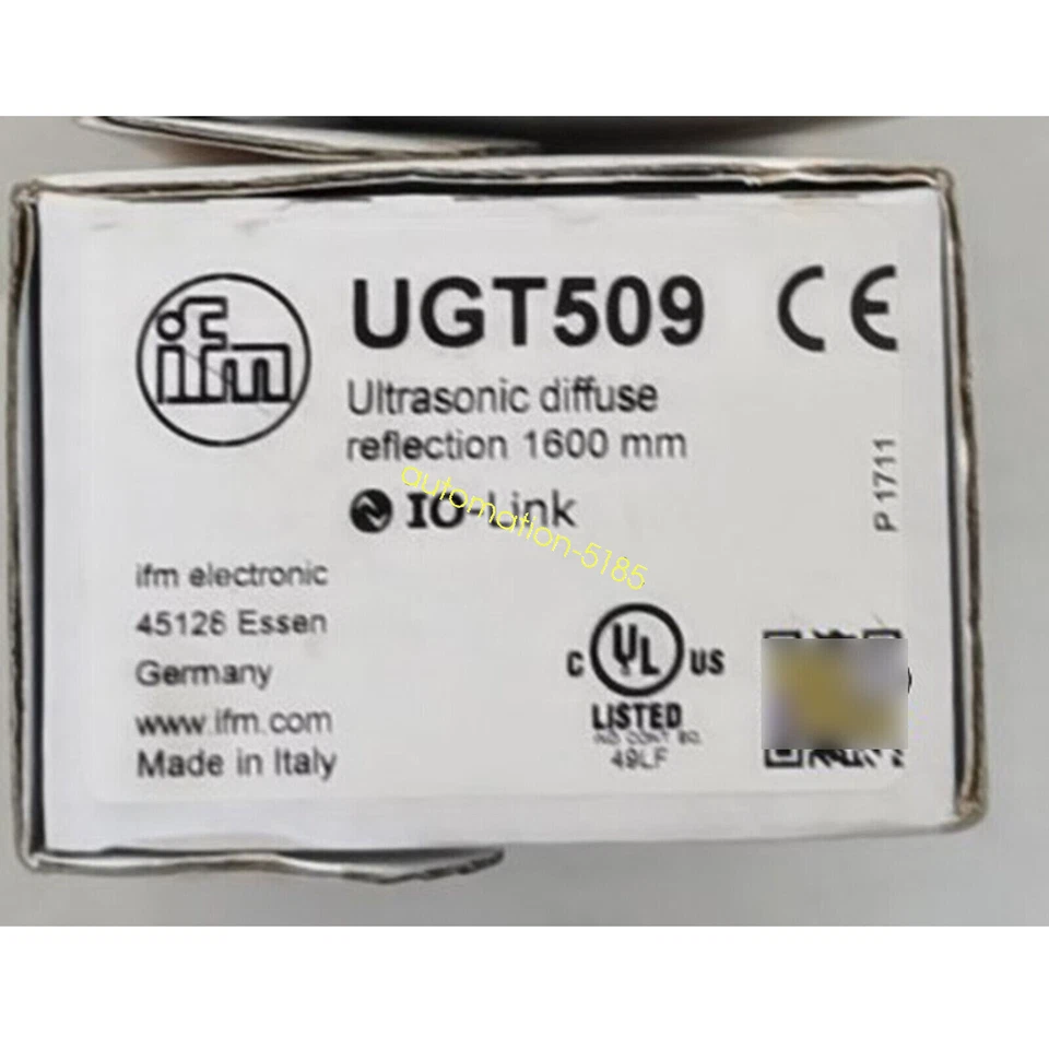 New 1PC For IFM UGT509 Ultrasonic Sensor Fedex or DHL - Image 1 of 1