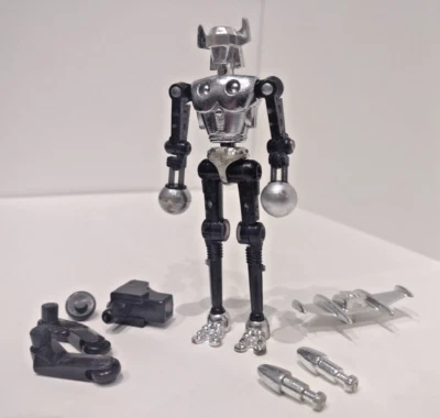 Micronauts Acroyear II - Complete - Silver - Rare - Mego - Image 1 of 4