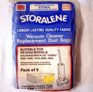 PAPER BAGS FOR REGINA HOUSEKEEPER TURBO,5050,6060,7070,8080,9090 ETC - Picture 1 of 1