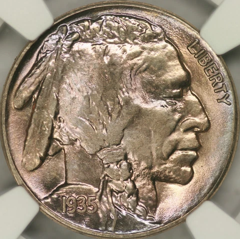 1935-S Buffalo Nickel NGC MS67 Cover