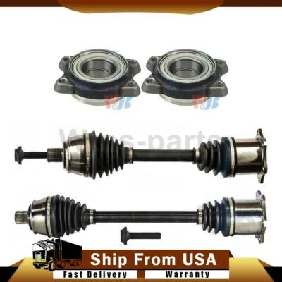 KIT DE COJINETE DE EJE Y RUEDA PARA AUDI A8 QUATTRO 2003 4X CV TRAKMOTIVE WJB Foto 1 de 4