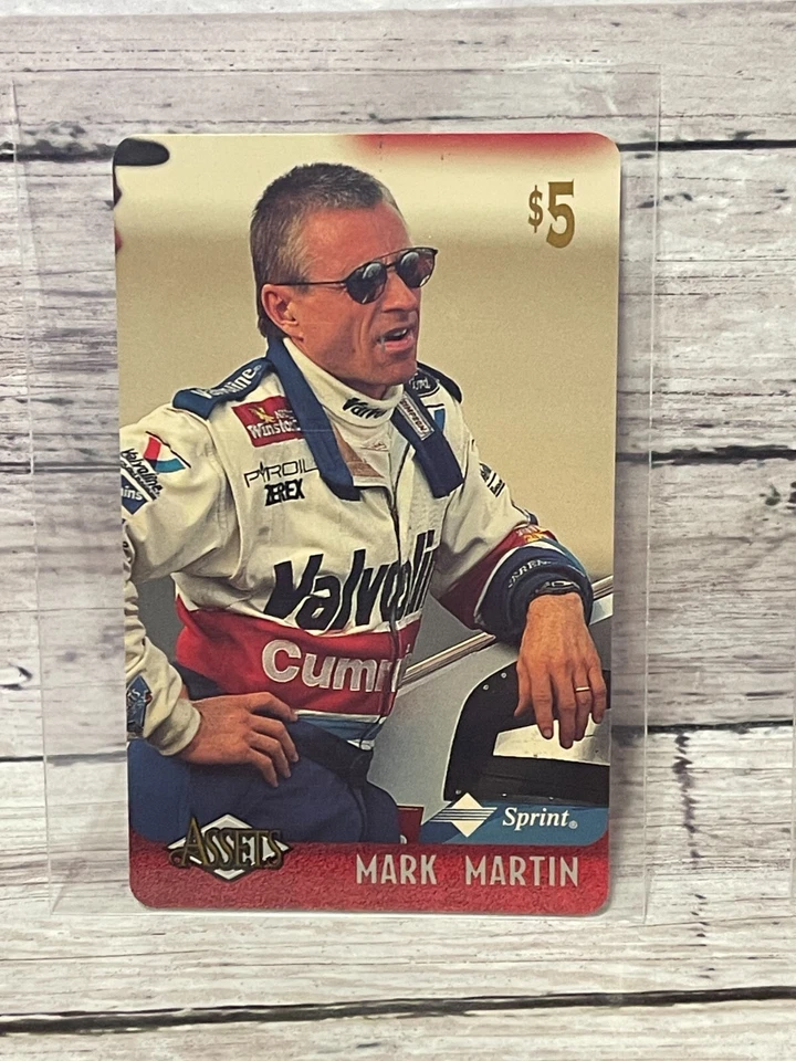 1996 Assets $5 Phone Card - Mark Martin - Image 1 of 1