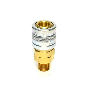Foster 3103 - 1/4" Male NPT x 1/4" Industrial Coupler Brass Air Hose Fittings - Picture 1 of 7