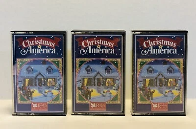 Readers Digest Christmas In America 3 Cassette Set 1988 Christmas Music Vintage - Image 1 of 4