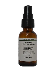 AntiAging Skin Serum with Acai Berry,Alfalfa,Gotu Kola and Hyaluronic acid 1.2oz - Picture 1 of 1