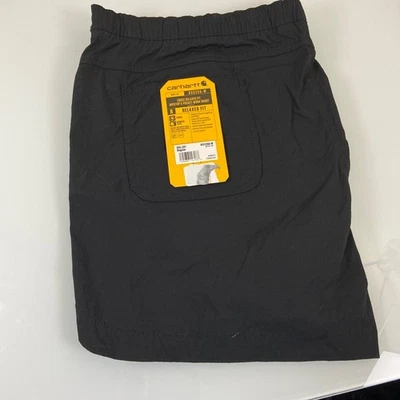 Carhartt Womens Force Relaxed Fit Ripstop Work Shorts Black XXL 5 Pocket NEW - Image 1 of 4