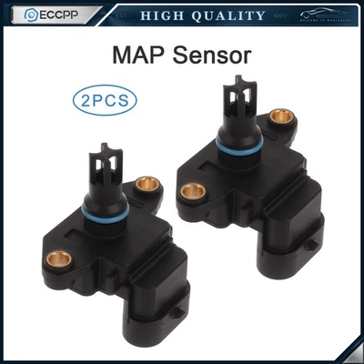 Sensor MAP de presión de refuerzo de 5,9 L ECCPP 2 piezas para Dodge Ram 2500 2003-2009 3971106 Foto 1 de 4
