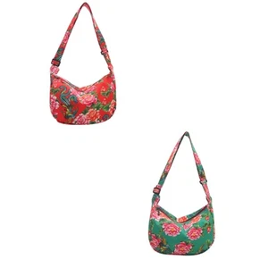 All-matching Crossbody Bag for Women Messenger Bag Northeast Flower Shoulder Bag - Picture 1 of 9