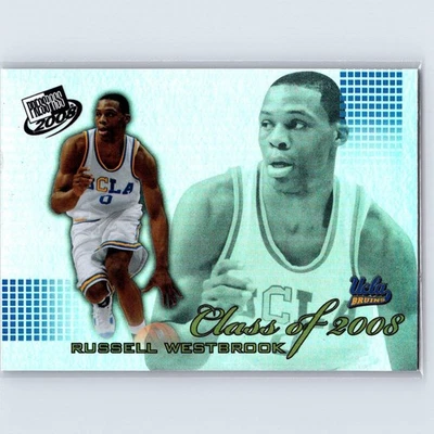 2008 Press Pass Russell Westbrook #CL-5 Classe de 2008 UCLA Bruins - Imagem 1 de 2