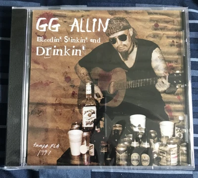 Новый компакт-диск GG Allin Bleeding Stinkin & Drinkin с 11x17 Carnival Of Excess плакат - Изображение 1 из 3