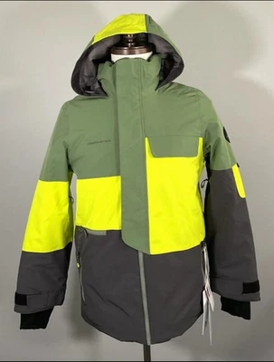 Chaqueta Obermeyer Axel Grande para Niños Talla L (14-16) Verde Chispa Nueva con Etiquetas Foto 1 de 4
