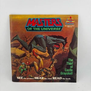 Vintage Masters of the Universe Storybook & Vinyl The Thief of Castle Grayskull - Foto 1 di 3