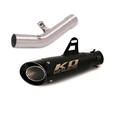 For Suzuki GSX650F GSF650 07-16 GSF1250 Motorcycle Mid Link Pipes System Exhaust - Image 1 of 4