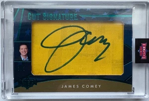 2024 DECISION PREMIUM JAMES COMEY AUTHENTIC CUT SIGNATURE AUTOGRAPH CARD /3 - Picture 1 of 2