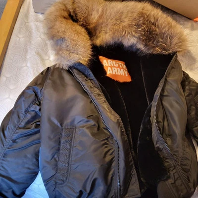 Arctic Army Jacket - Black - Large - Image 1 of 4