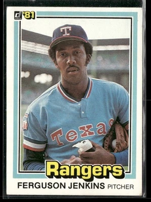 1981 Donruss #146 Ferguson Jenkins Texas Rangers - Image 1 of 2