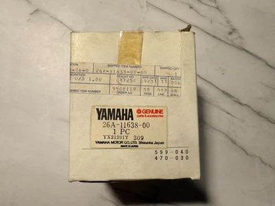 Pistão Yamaha XT250 SR250 1,00mm O/S 26A-11638-00 original do fabricante nos - Imagem 1 de 4