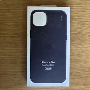 GENUINE APPLE IPHONE 14 PLUS LEATHER MAGSAFE CASE OFFICIAL OEM NEW - Photo 1 sur 6