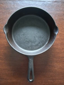 Sartén de hierro fundido RARA de colección OZARK #8 con anillo térmico - St Louis - NO MEDIA LUNA FD'Y  - Imagen 1 de 6