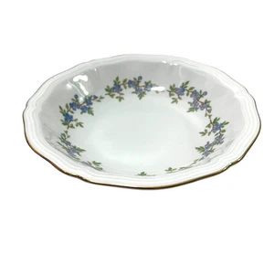 Johann Haviland Bavaria Chippendale Porzellan Suppen-/Müslischale blau geblümt - Bild 1 von 5