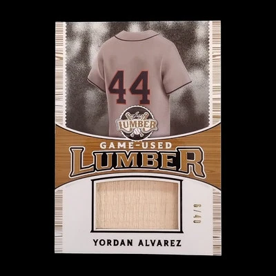 2024 Leaf Lumber Game Used Lumber /40 Yordan Alvarez - Image 1 of 2