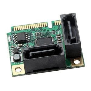Mini PCIe PCI-Express to 2Port.0 III 6Gb/s Expansion Card - Picture 1 of 3