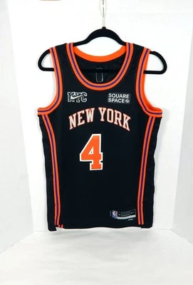2021-22 Mens New York Knicks Derrick Rose #4 Swingman City Black Jersey Nike 40 - Image 1 of 4