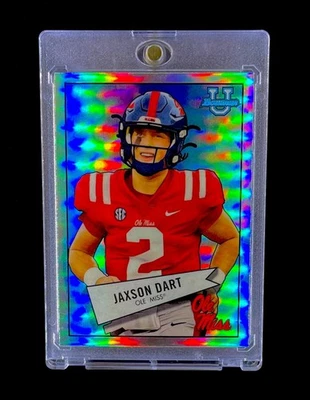 JAXSON DART ROOKIE REFRACTOR Silver Holo RC Card SP Insert Non Auto - GIANTS - Image 1 of 4
