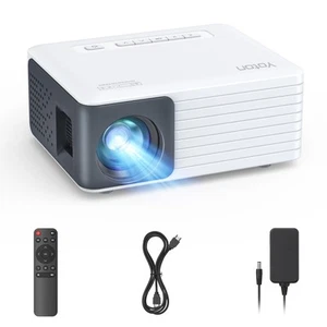 Mini Projector, Portable Phone Projector 1080P Supported, 6000 Lumens Brightn... - Picture 1 of 8