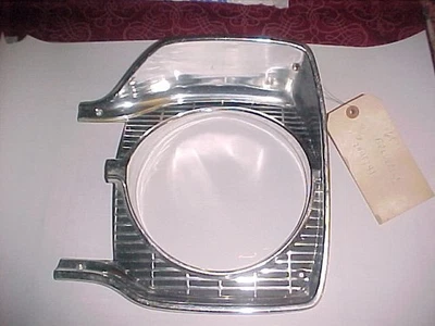 1965 Plymouth Belvedere left headlight bezel trim frame 2445241 - Image 1 of 3