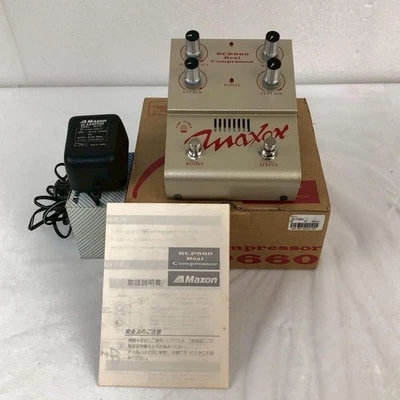 Pedal de efectos para guitarra Maxon RCP660 Real Compressor Japón Foto 1 de 4